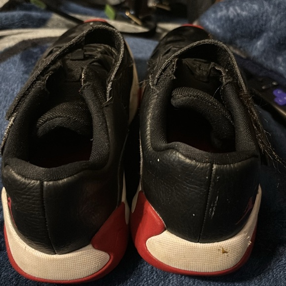 Black, white, red Jordan’s. Worn once - Picture 2 of 4